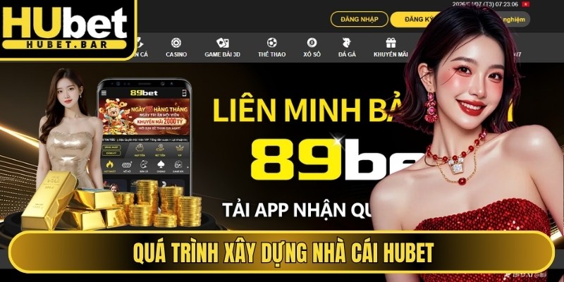 Quá trình xây dựng nên sân chơi Hubet